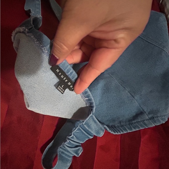 House of CB Blue Denim Bustier - Picture 4 of 4